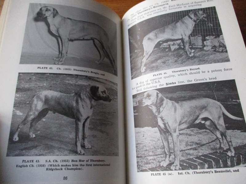 The Rhodesian Ridgeback The Origin, History and Standars  T.C. Hawley