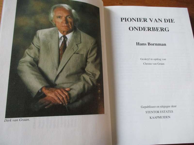 PIONIER VAN DIE ONDERBERG  Hans Bornman