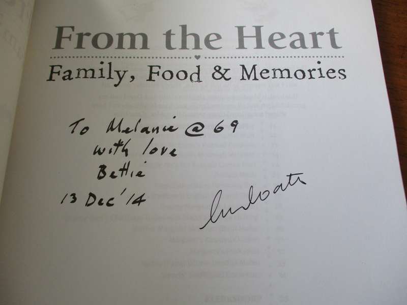 SIGNED. From the Heart  Family, Food & Memories  Christine M Coates