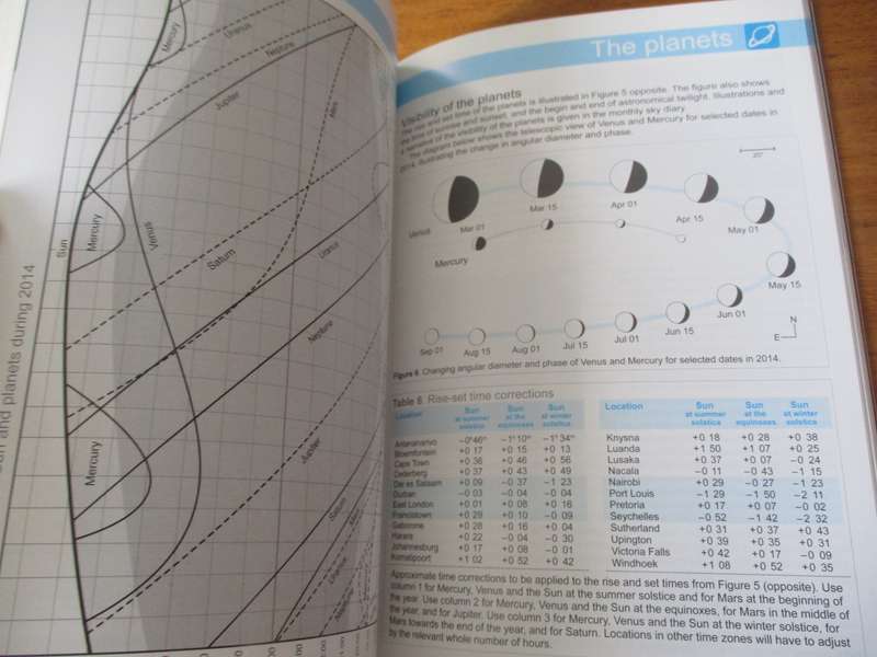 SKY GUIDE SOUTH AFRICA   Astronomical Handbook for Southern Africa 2014 and 2017