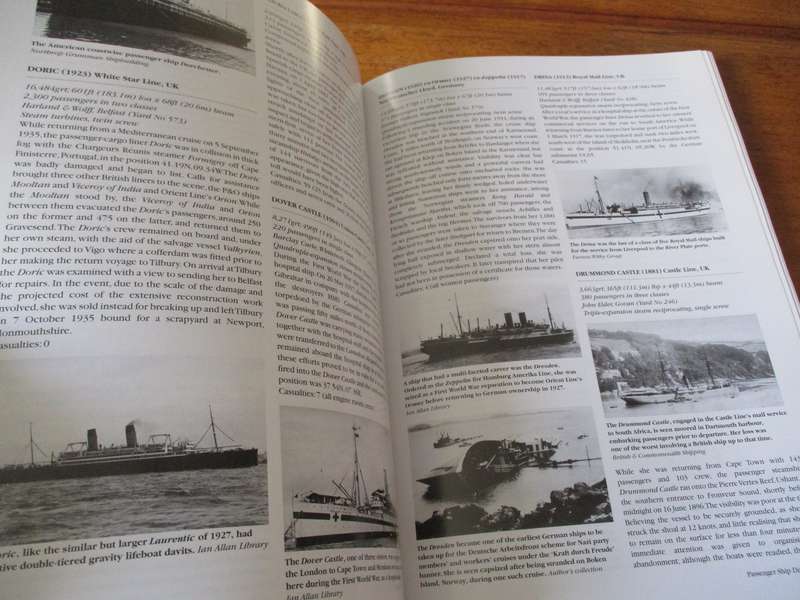 A Dictionary of Passenger Ship Disasters  David L. Williams