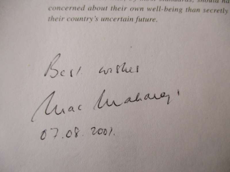 SIGNED. REFLECTIONS IN PRISON Edited by Mac Maharaj  Foreword by Desmond Tutu