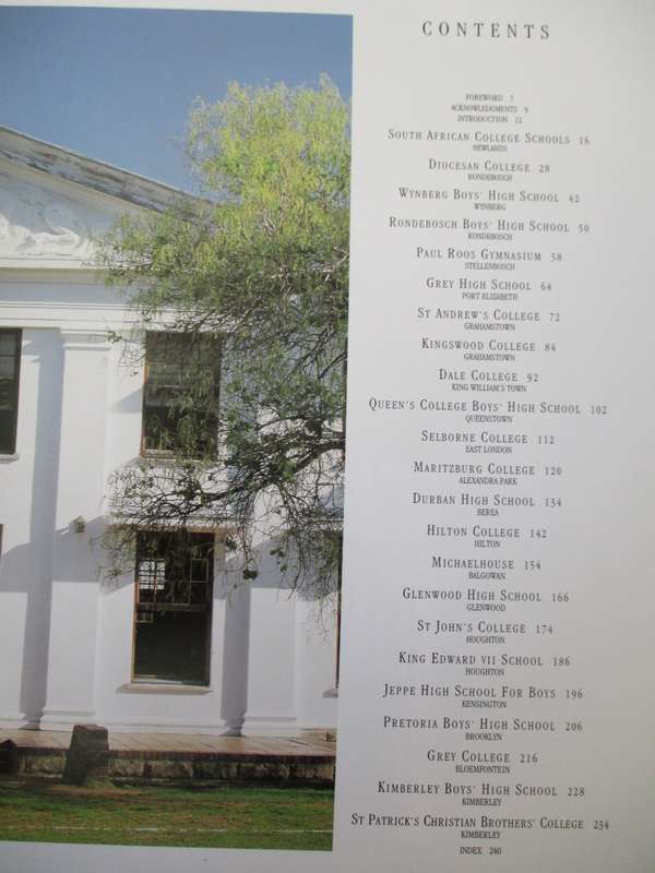 HISTORIC SCHOOLS OF South Africa Peter Hawthorne and Barry Bristow