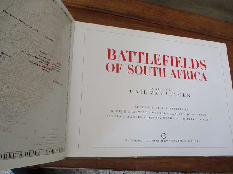 Battlefields of South Africa Paintings by Gail van Lingen Authors Chadwick, Duxbury, Laband, et al.
