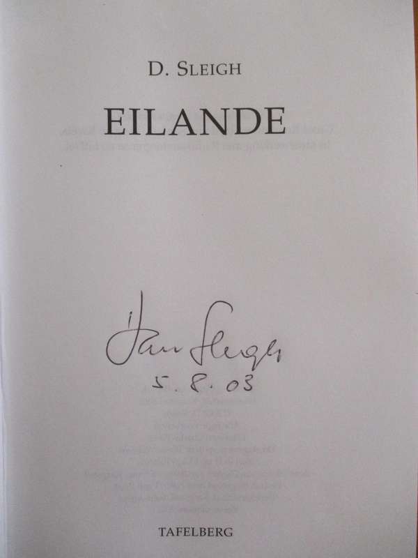 GETEKEN. Eilande  Dan Sleigh