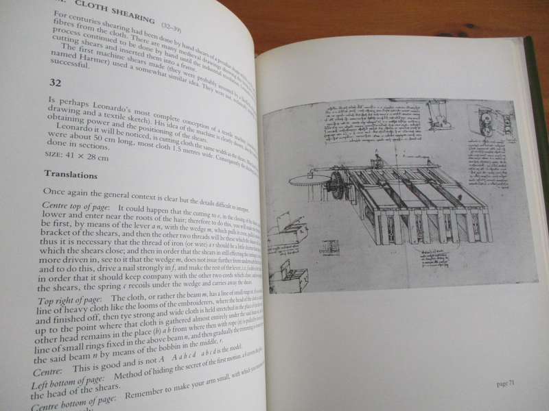Leonardo da Vinci - Drawings of Textile Machines