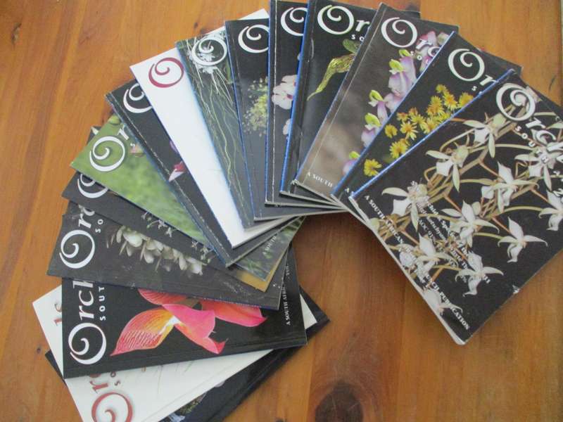 15 Volumes  Orchids South Africa  A South Africanh Orchid Council Publication
