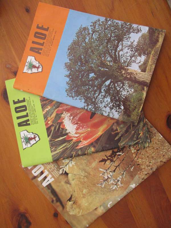3 Volumes  ALOE  Journal of the South African Aloe and Succulent Society