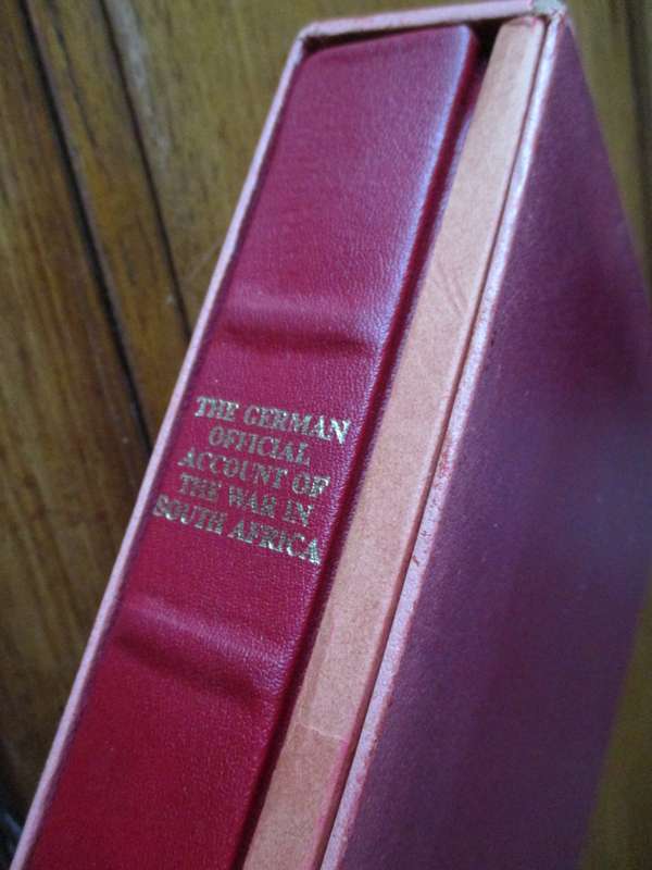 SIGNED. The German official account of the war in South Africa By Col. W.H.H. Walters and H Du Cane