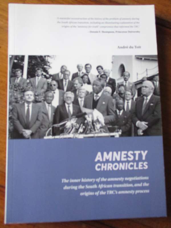 AMNESTY CRONICLES  Andre du Toit
