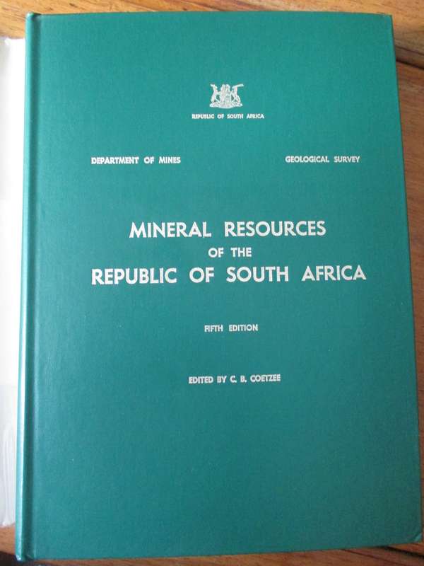 Mineral Resources of the Republic of South Africa