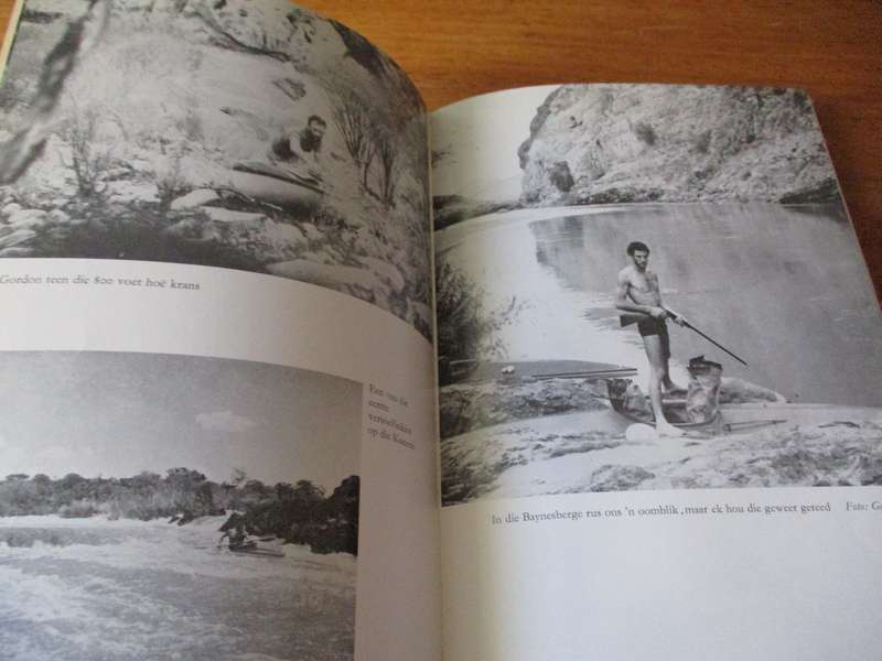 Willem van der Riet  Sroomaf in my Kano Avonrure op 5 groot riviere in Suider-Afrika