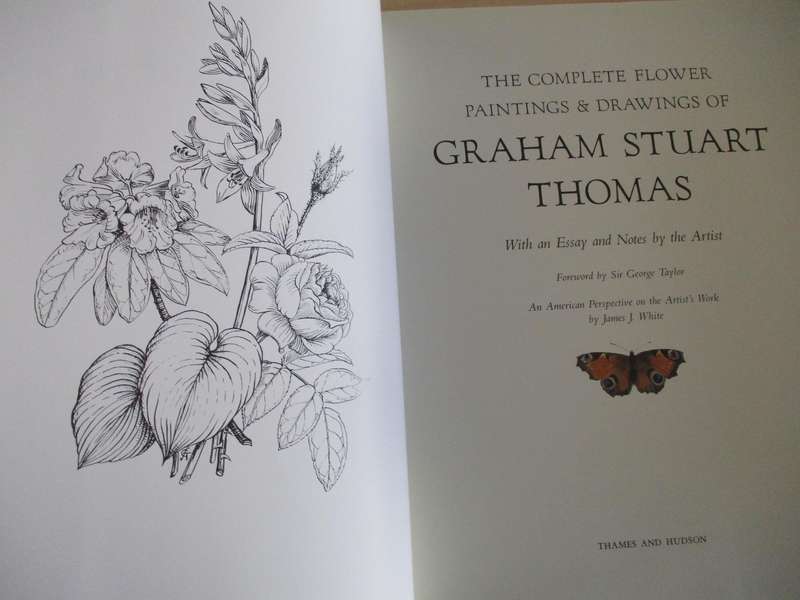 GRAHAM STUART THOMAS  The complete flower Paintings and drawings