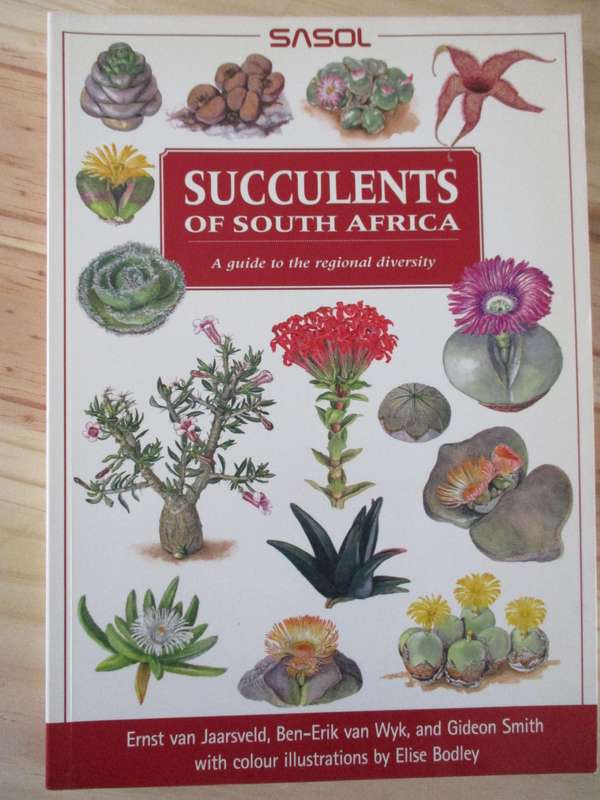 Succulents of South Africa  Ernst van Jaarsveld, B van Wyk and G Smith  Illustrated bu Elise Bodley