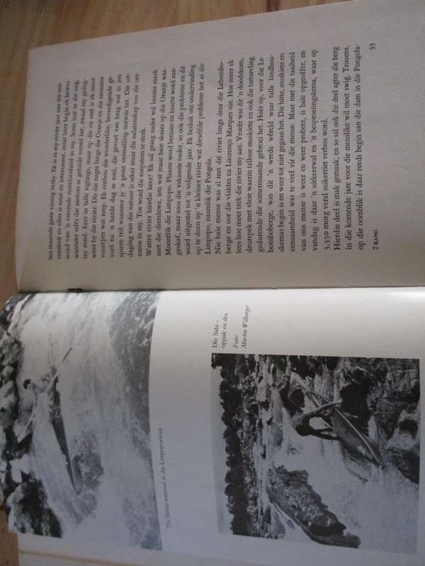 Willem van der Riet  Sroomaf in my Kano Avonrure op 5 groot riviere in Suider-Afrika