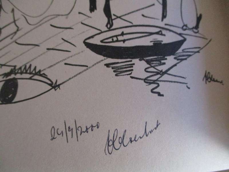 SIGNED FRANS CLAERHOUT. Leunstoel Gedagtes / Armchair Thoughts