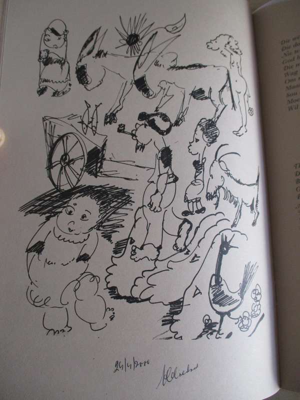 SIGNED FRANS CLAERHOUT. Leunstoel Gedagtes / Armchair Thoughts