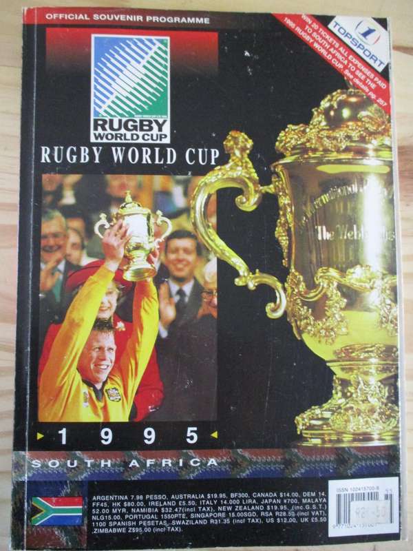 1995 RUGBY WORLD CUP Official Souvenir Programme