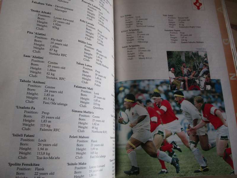 1995 RUGBY WORLD CUP Official Souvenir Programme