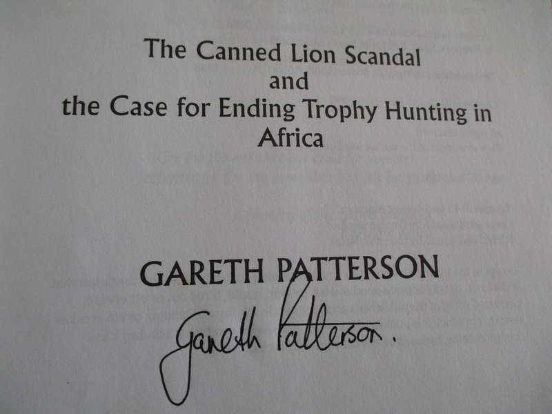 Gareth Patterson SIGNED COPY. Dying to be free
