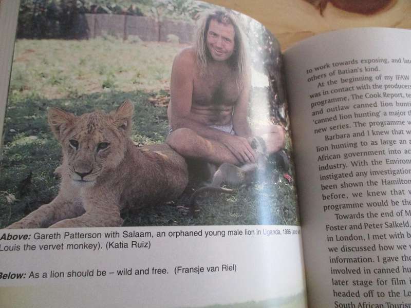 Gareth Patterson SIGNED COPY. Dying to be free