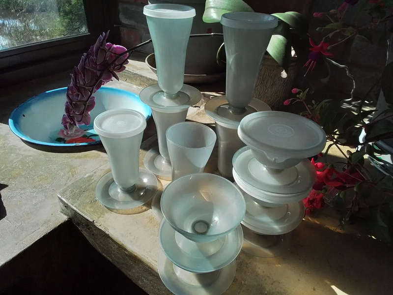 Vintage Tupperware Dessert or Sauces bowls