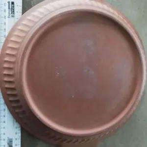 Vintage clay pie Dish