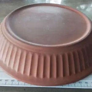 Vintage clay pie Dish