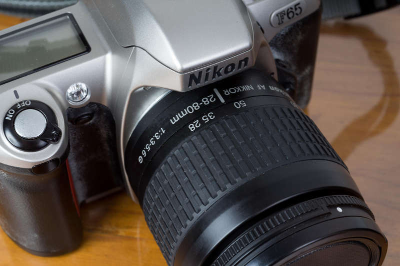 Nikon F65 35mm Film SLR Camera with Two Zoom Lenses