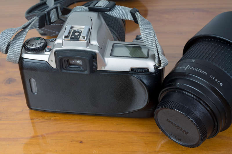 Nikon F65 35mm Film SLR Camera with Two Zoom Lenses
