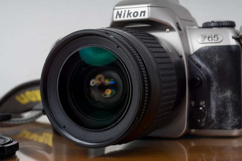 Nikon F65 35mm Film SLR Camera with Two Zoom Lenses