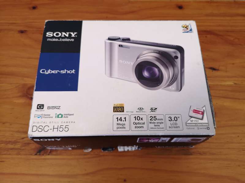 New old stock Sony Cyber-shot DSC-H55 digital compact camera