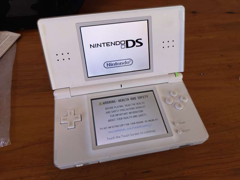 Nintendo DS lite handheld console