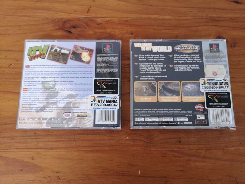 x2 Sony PS1 original games