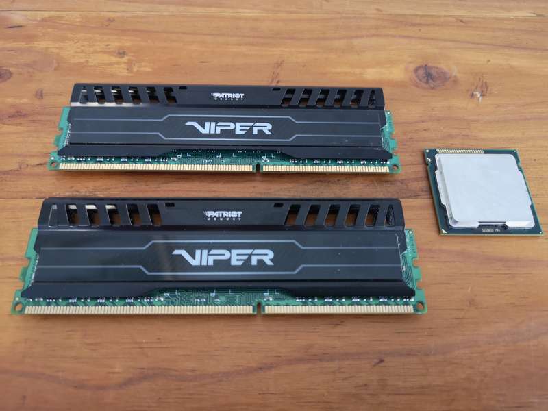 Used PC components **DDR3 ram, i7 2600**