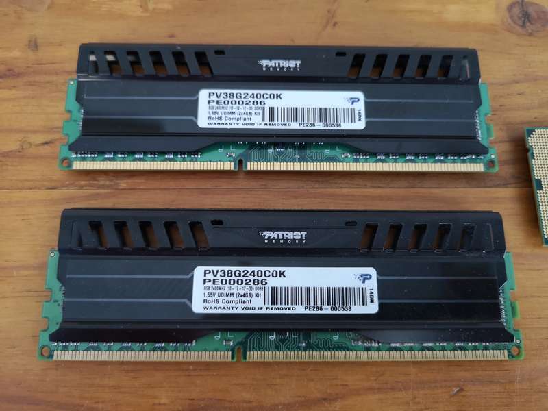 Used PC components **DDR3 ram, i7 2600**
