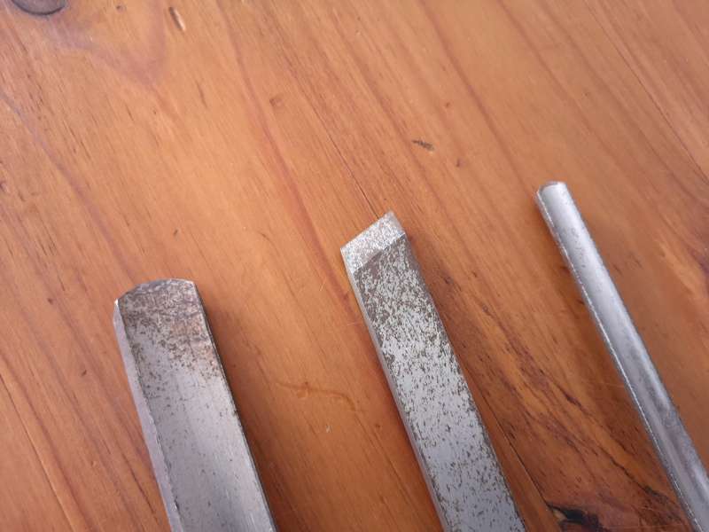 Three Robert Sorby turning tools