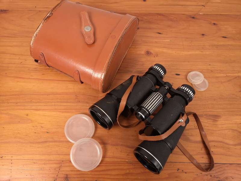 Vintage Halina 10x50 coated optics binoculars