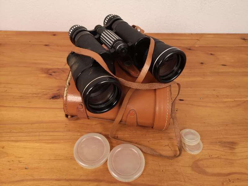 Vintage Halina 10x50 coated optics binoculars