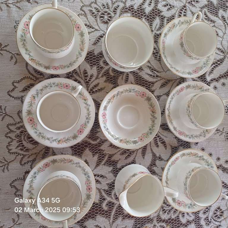PARAGON BELINDA tea set mint!