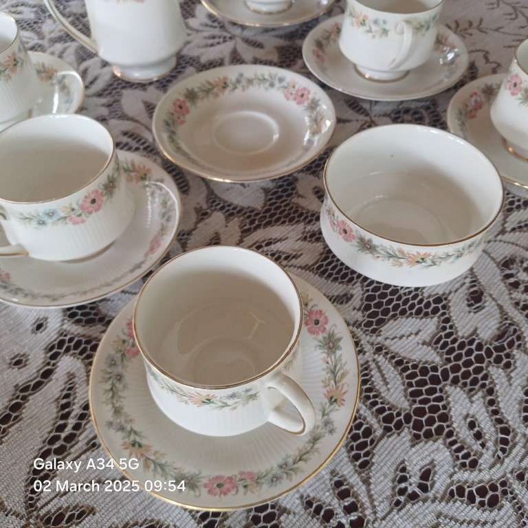 PARAGON BELINDA tea set mint!