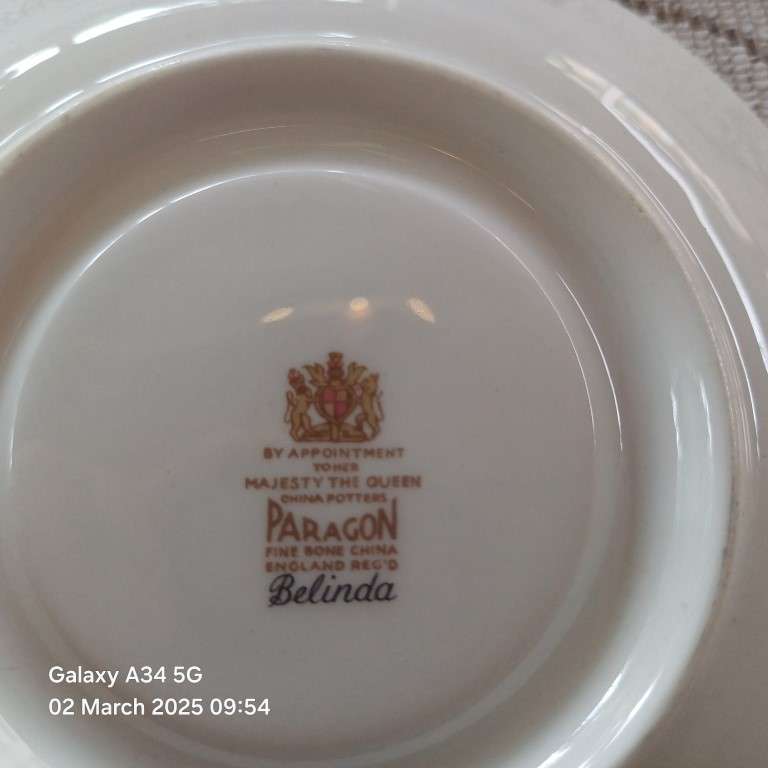 PARAGON BELINDA tea set mint!