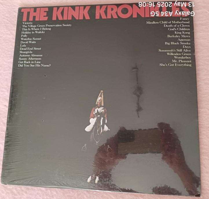 LOOK HERE!! VERY SCARCE KINK KRONICKLES SEALED RED VINYL DOUBLE LP!!