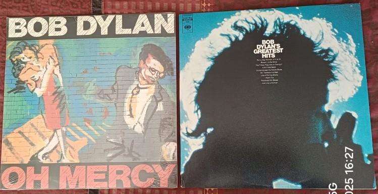 2X BOB DYLAN VINYL LP'S OH MERCY (SEALED) & GREATEST HITS