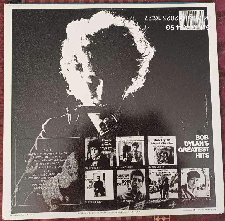 2X BOB DYLAN VINYL LP'S OH MERCY (SEALED) & GREATEST HITS