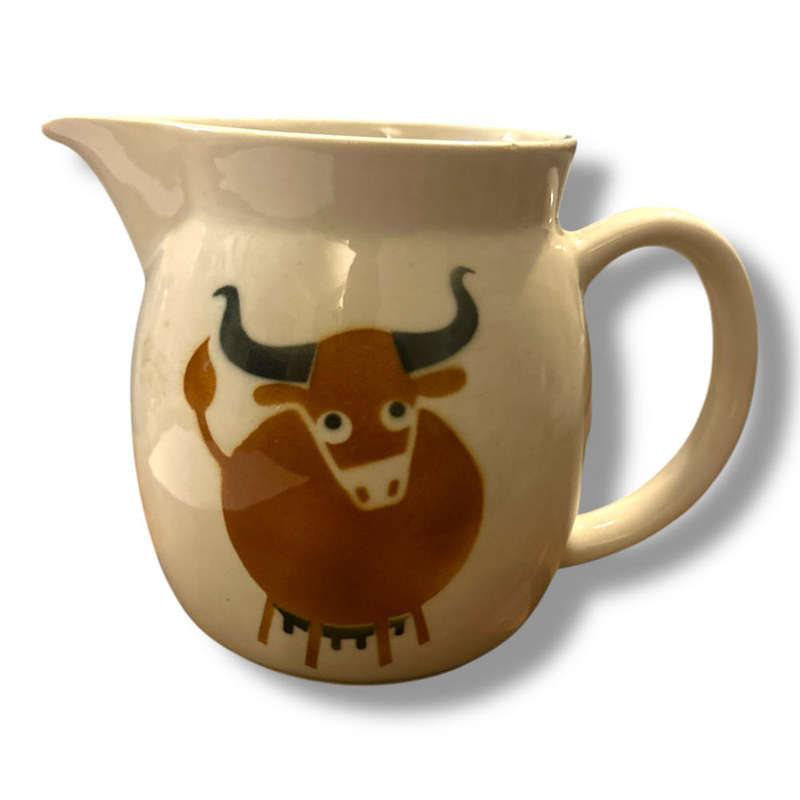 Arabia Heluna Brown Cow pitcher