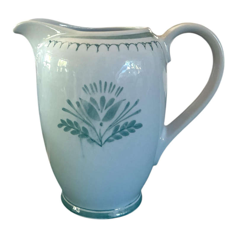 Arabia Green thistle Jug