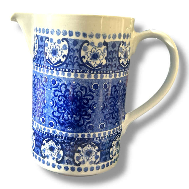 Arabia Ali Blue and white large jug