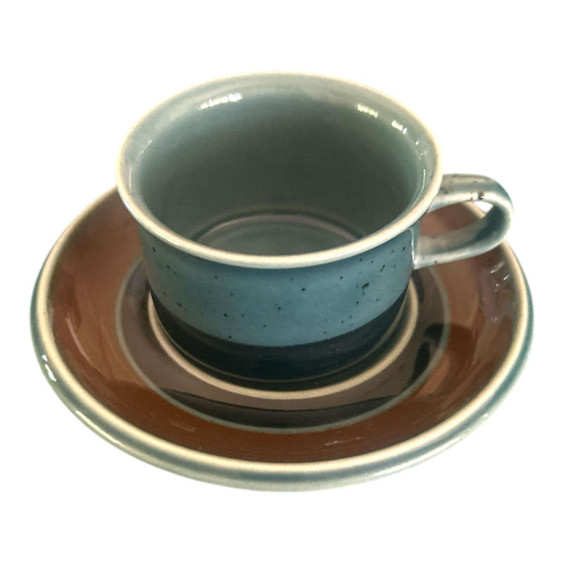 Arabia Meri espresso cup and saucer