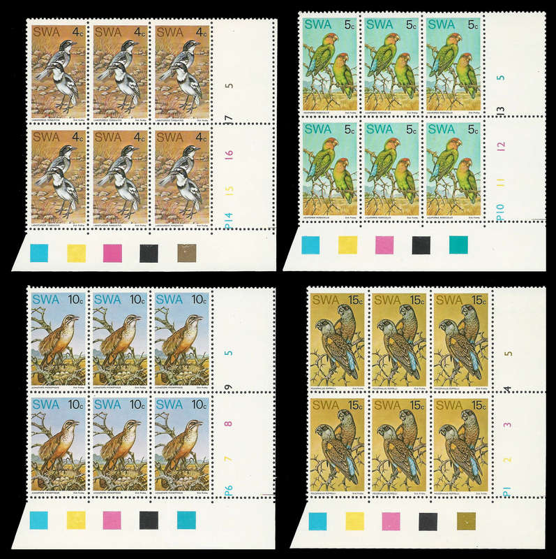 South West Africa.  1974.  SACC 269/72.  Complete set.  Unmounted mint.  Cat.value R2 100-00.